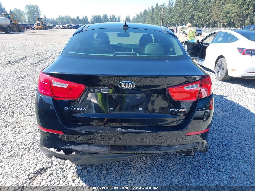 2014 Kia Optima Ex VIN: 5XXGN4A75EG280085 Lot: 39788789