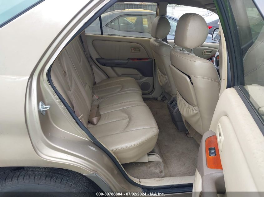 2000 Lexus Rx 300 VIN: JT6GF10U0Y0071790 Lot: 39788804