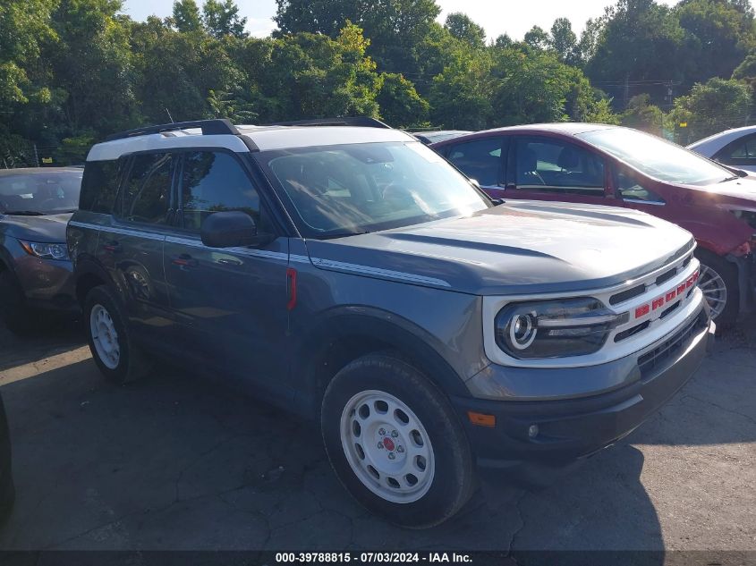 2023 Ford Bronco Sport Heritage VIN: 3FMCR9G66PRD12881 Lot: 39788815