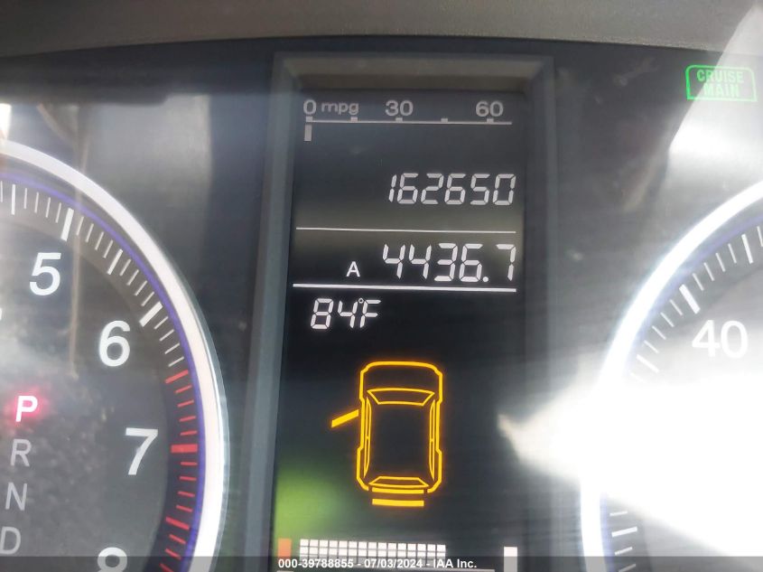 2009 Honda Cr-V Ex-L VIN: 5J6RE48749L024244 Lot: 39788855