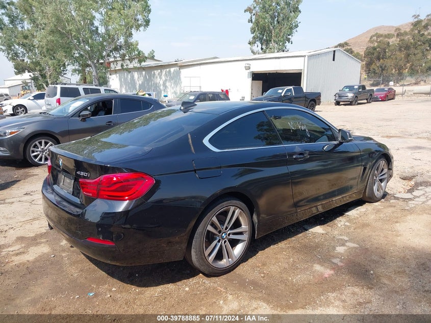 2019 BMW 430I VIN: WBA4W3C55KAF92114 Lot: 39788885