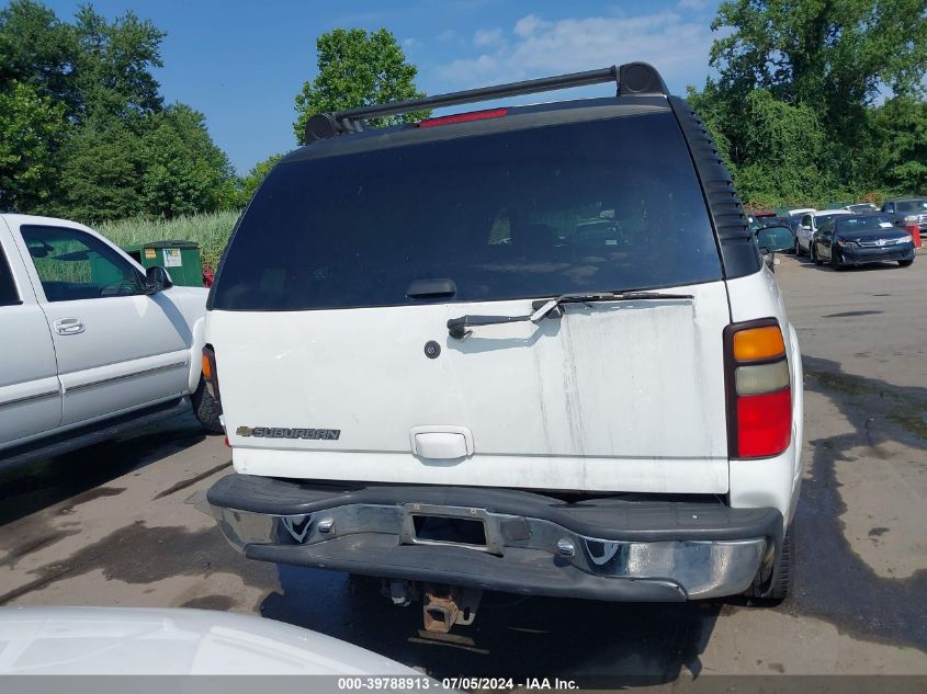 2006 Chevrolet Suburban 1500 Z71 VIN: 3GNFK16Z46G123165 Lot: 39788913