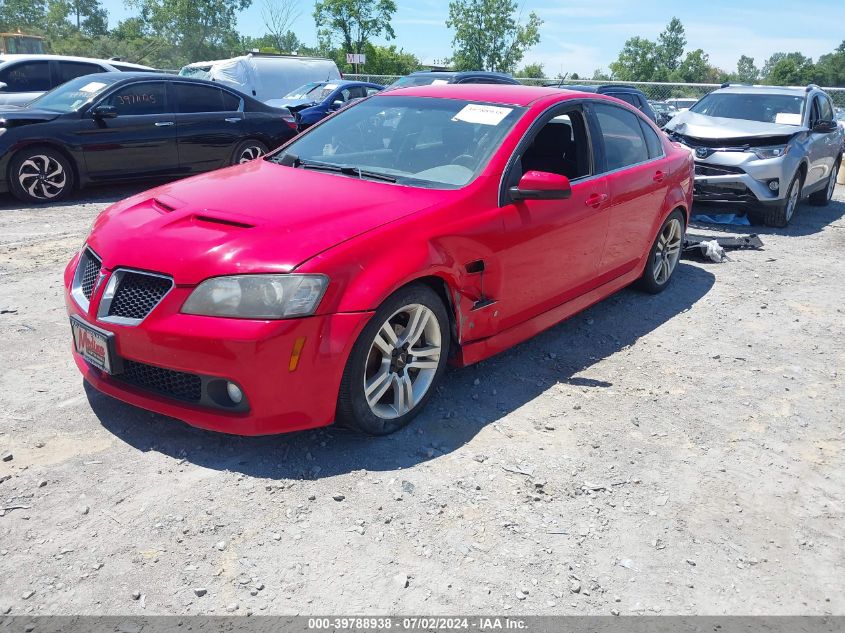 2008 Pontiac G8 VIN: 6G2ER57798L142585 Lot: 39788938