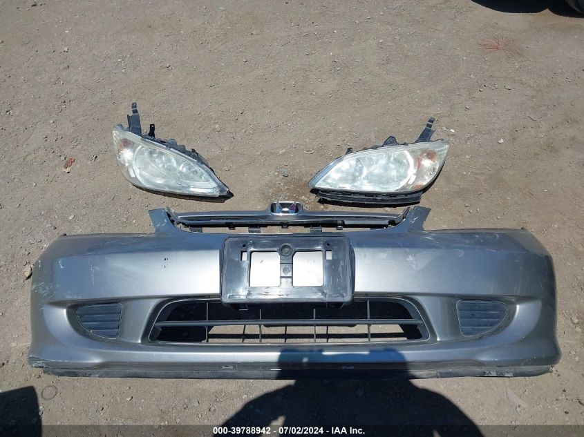 2004 Honda Civic Lx VIN: JHMES16554S001761 Lot: 39788942