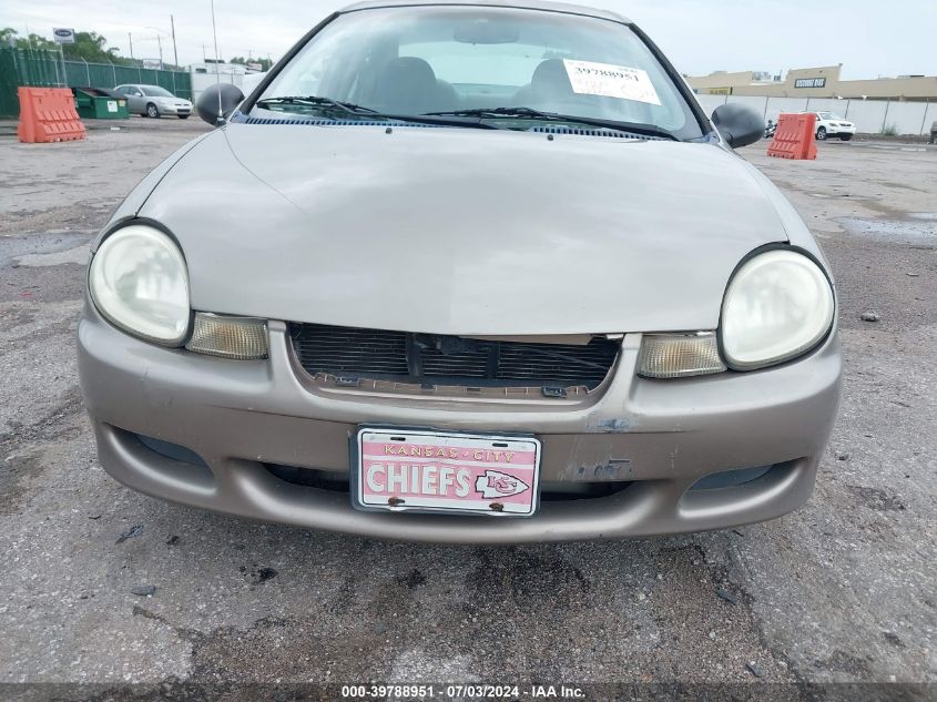 2002 Dodge Neon Se VIN: 1B3ES46C32D529478 Lot: 39788951