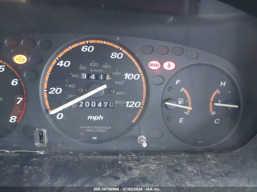 2000 Honda Cr-V Ex VIN: JHLRD1764YC027100 Lot: 39788966