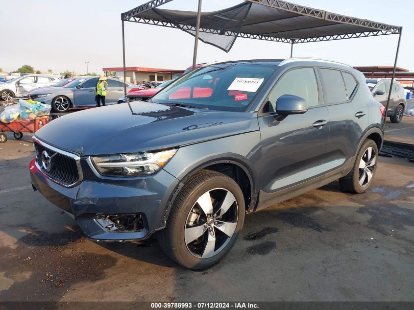 2022 Volvo Xc40 T5 Momentum VIN: YV4162UK5N2650137 Lot: 39788993