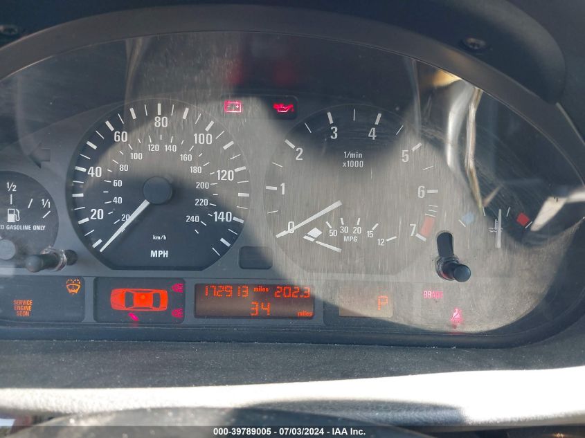 2003 BMW 325Xit VIN: WBAEP334X3PF03354 Lot: 39789005