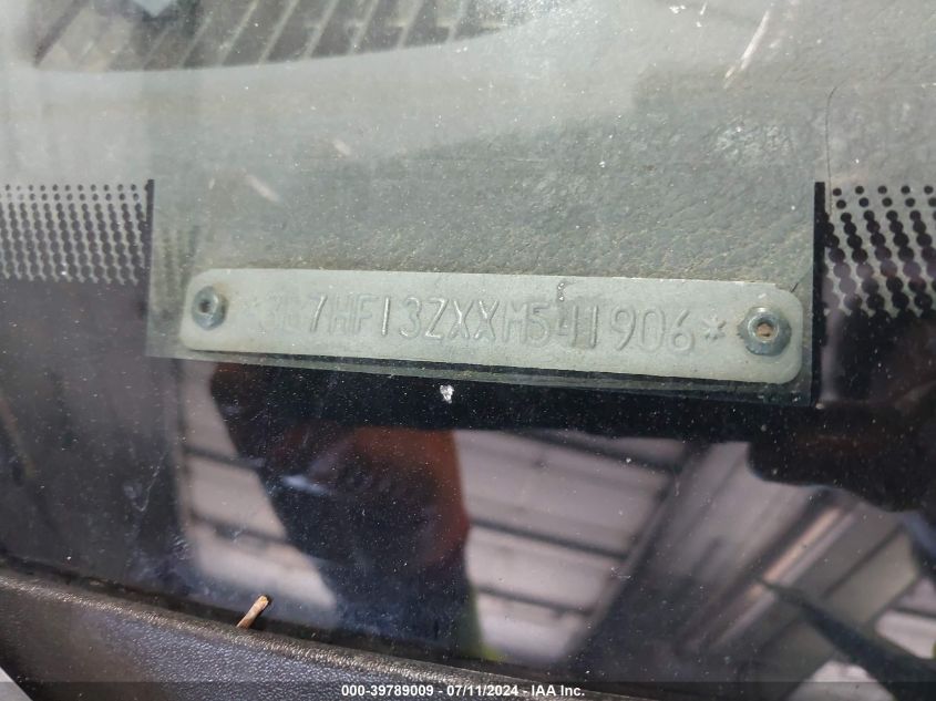 1999 Dodge Ram 1500 St VIN: 3B7HF13ZXXM541906 Lot: 39789009