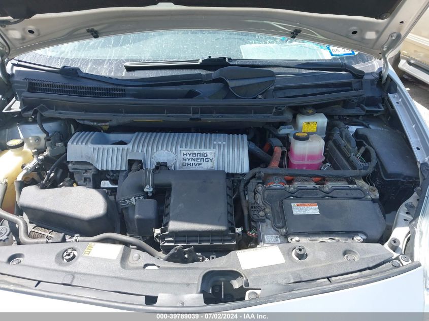 2013 Toyota Prius Three VIN: JTDKN3DU2D5636887 Lot: 39789039