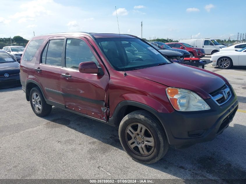 2004 Honda Cr-V Ex VIN: SHSRD78824U205706 Lot: 39789052