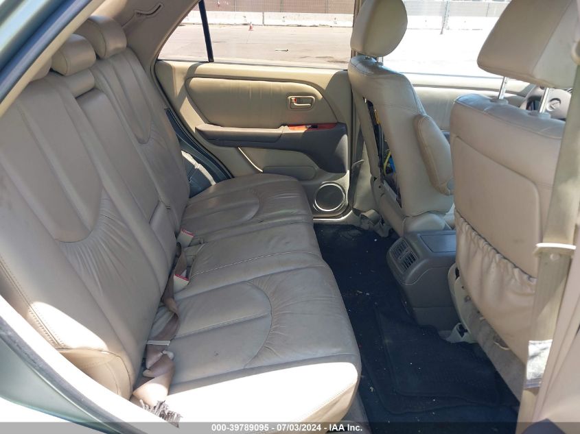 2000 Lexus Rx 300 VIN: JT6HF10UXY0144264 Lot: 39789095