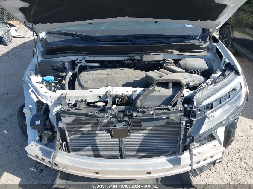 2022 Honda Pilot Touring VIN: 5FNYF5H67NB036378 Lot: 39789104