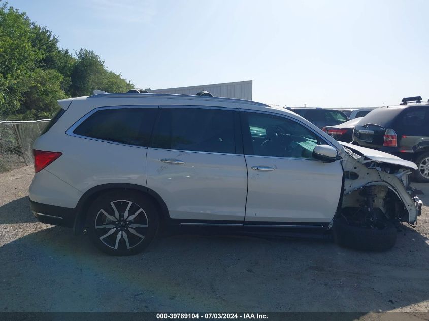 2022 Honda Pilot Touring VIN: 5FNYF5H67NB036378 Lot: 39789104