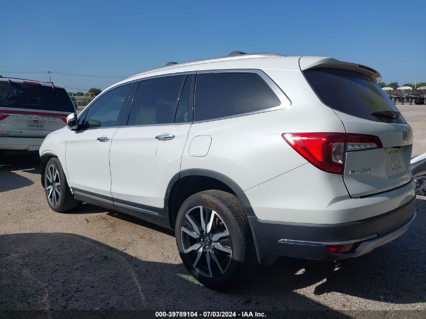 2022 Honda Pilot Touring VIN: 5FNYF5H67NB036378 Lot: 39789104