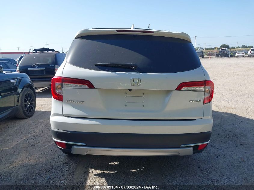 2022 Honda Pilot Touring VIN: 5FNYF5H67NB036378 Lot: 39789104