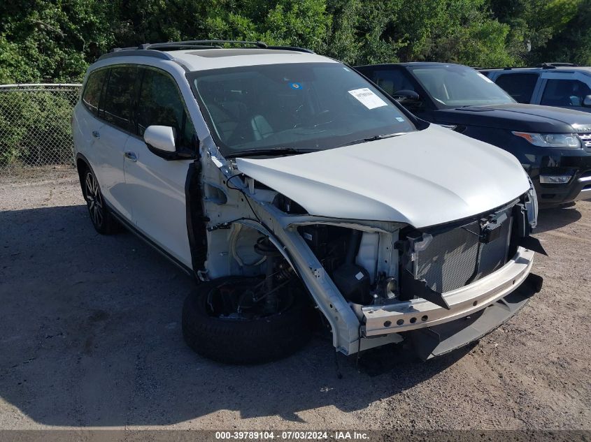 2022 Honda Pilot Touring VIN: 5FNYF5H67NB036378 Lot: 39789104