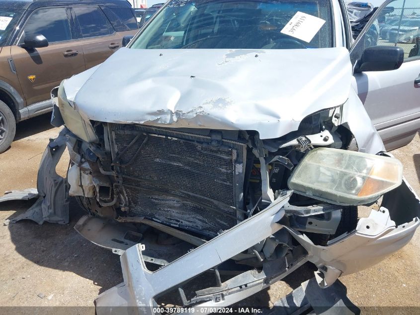 2006 Honda Pilot Lx VIN: 2HKYF18116H557323 Lot: 39789119