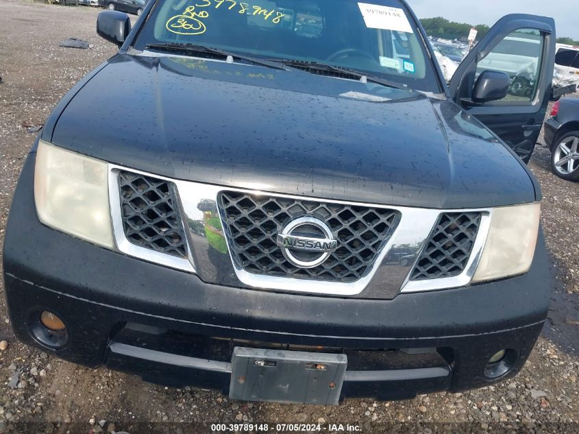 2006 Nissan Pathfinder Se VIN: 5N1AR18W76C653341 Lot: 39789148