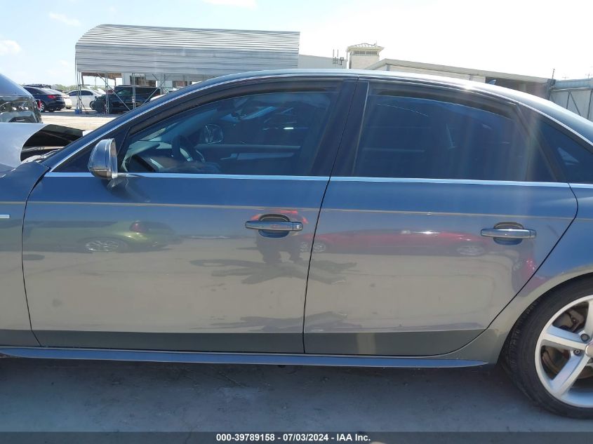 2012 Audi A4 2.0T Premium VIN: WAUFFAFL7CA058263 Lot: 39789158