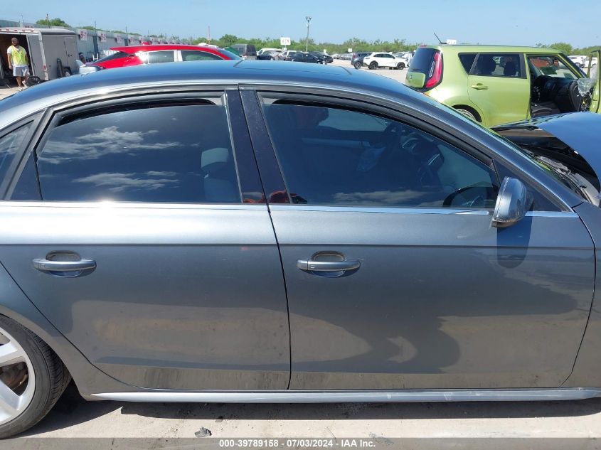 2012 Audi A4 2.0T Premium VIN: WAUFFAFL7CA058263 Lot: 39789158