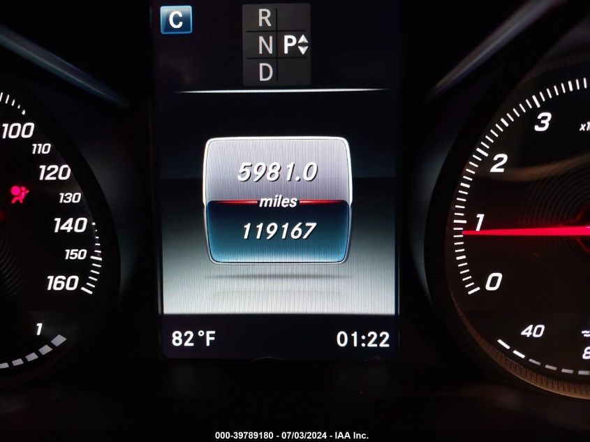 2016 Mercedes-Benz C 300 Luxury/Sport VIN: 55SWF4JB9GU109275 Lot: 39789180