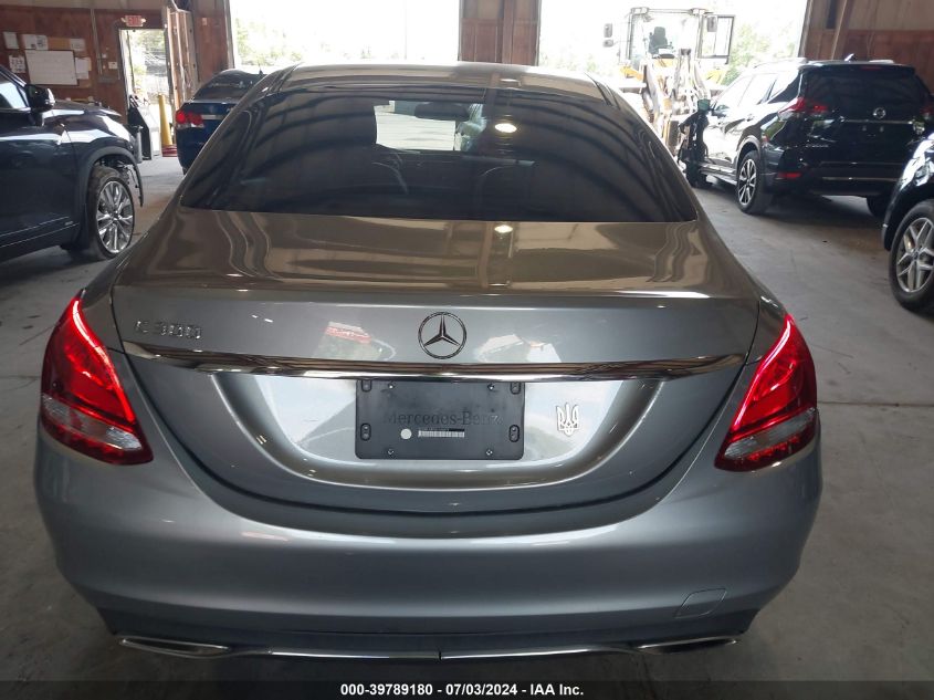 2016 Mercedes-Benz C 300 Luxury/Sport VIN: 55SWF4JB9GU109275 Lot: 39789180