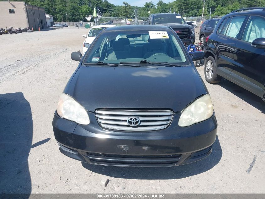 2003 Toyota Corolla Le VIN: 2T1BR32E33C104940 Lot: 39789183