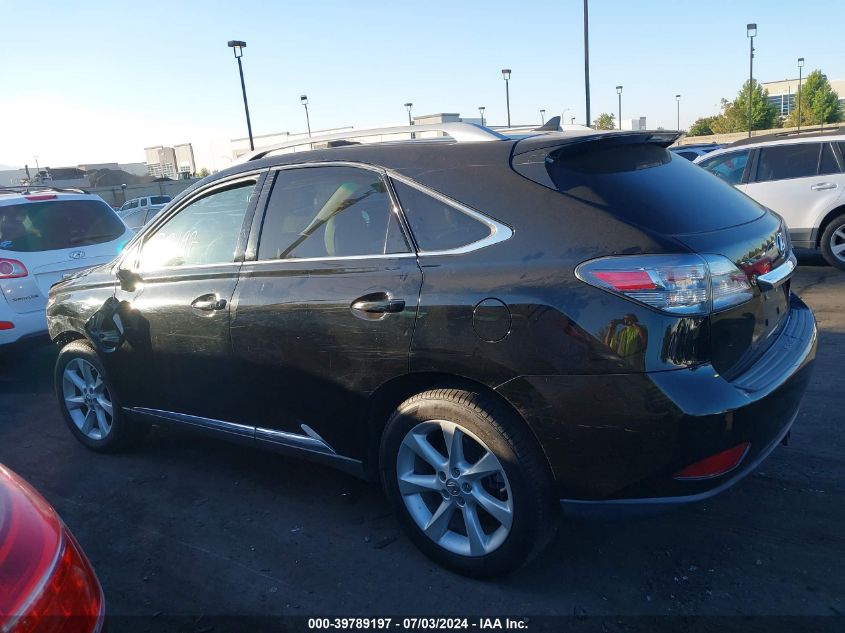 2012 Lexus Rx 350 VIN: 2T2ZK1BA9CC086010 Lot: 39789197