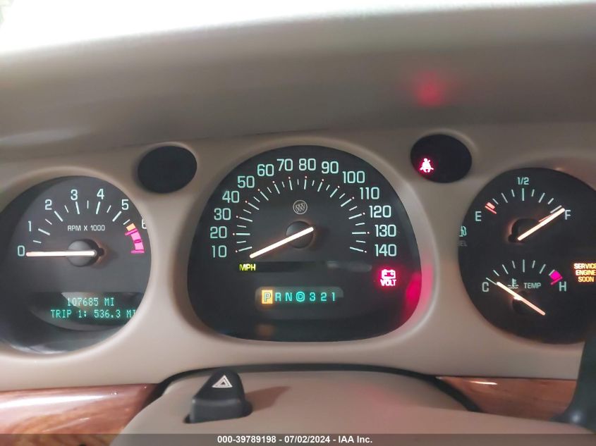 2001 Buick Lesabre Custom VIN: 1G4HP54K614294677 Lot: 39789198