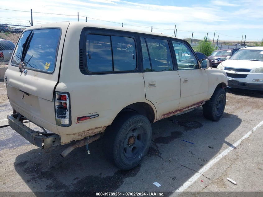 1996 Toyota Land Cruiser Hj85 VIN: JT3HJ85J4T0120148 Lot: 39789251