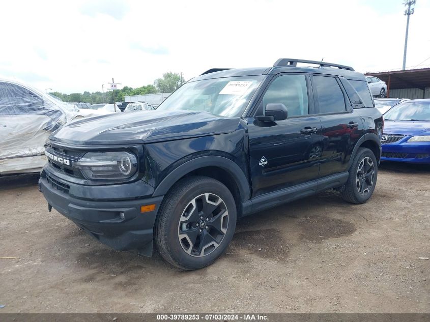 2023 Ford Bronco Sport Outer Banks VIN: 3FMCR9C63PRD47271 Lot: 39789253