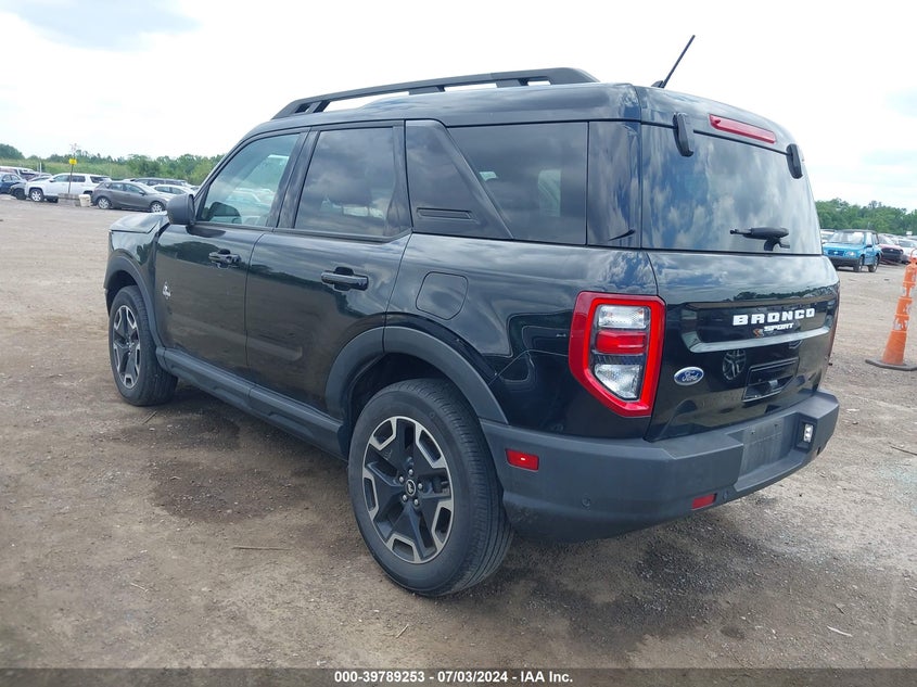2023 Ford Bronco Sport Outer Banks VIN: 3FMCR9C63PRD47271 Lot: 39789253