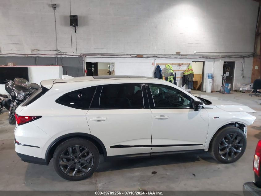 2023 Acura Mdx A-Spec VIN: 5J8YE1H04PL022771 Lot: 39789256