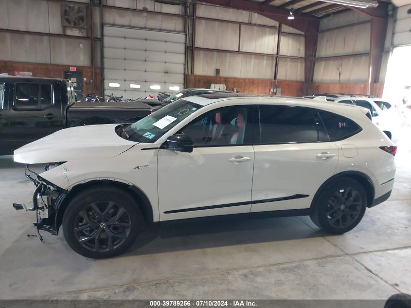 2023 Acura Mdx A-Spec VIN: 5J8YE1H04PL022771 Lot: 39789256