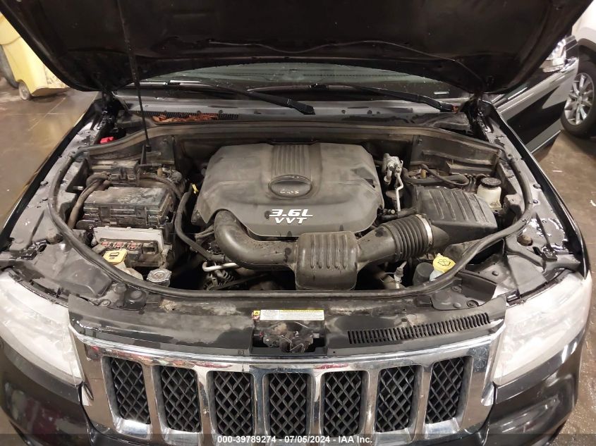 2012 Jeep Grand Cherokee Overland VIN: 1C4RJFCG7CC132112 Lot: 39789274