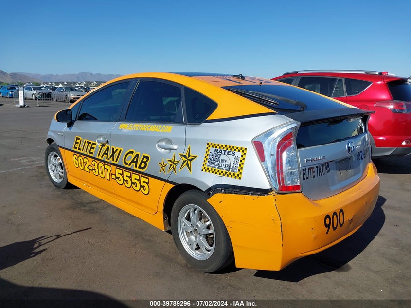 2012 TOYOTA PRIUS VIN: JTDKN3DU5C1582622