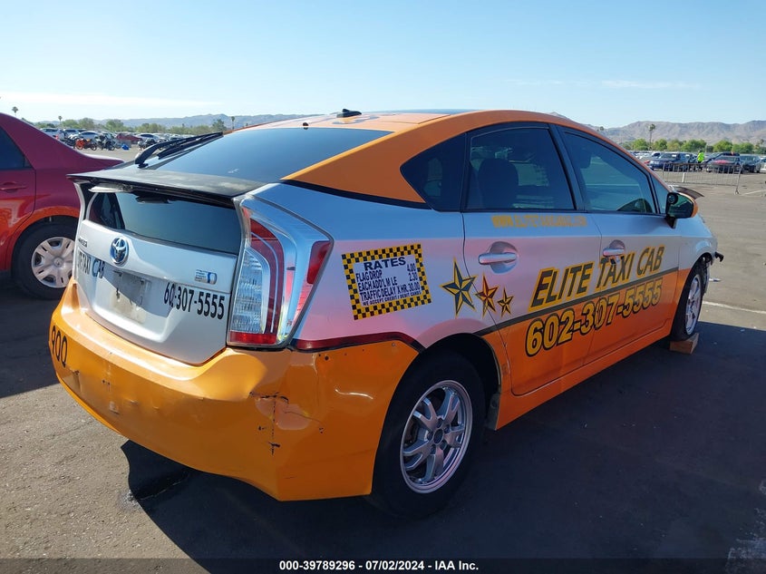2012 TOYOTA PRIUS VIN: JTDKN3DU5C1582622