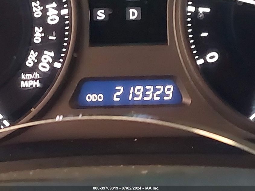 2009 Lexus Is 250 VIN: JTHCK262592031854 Lot: 39789319