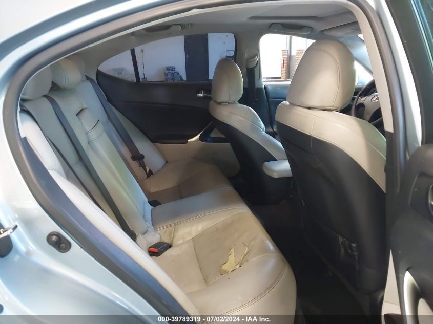 2009 Lexus Is 250 VIN: JTHCK262592031854 Lot: 39789319