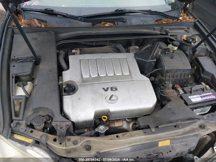 2007 Lexus Es 350 VIN: JTHBJ46G972080378 Lot: 39789342