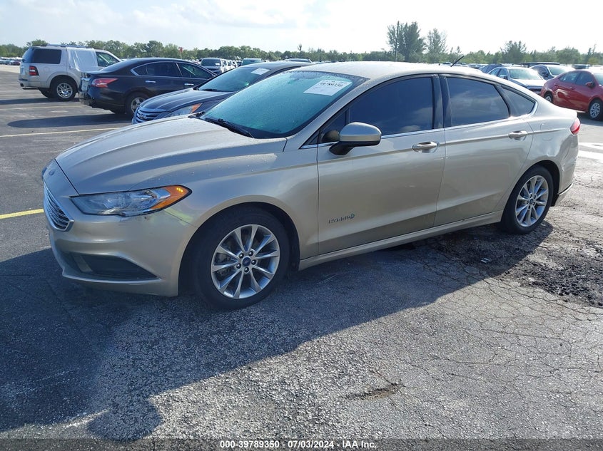 VIN 3FA6P0LU3HR270412 2017 FORD FUSION HYBRID SE