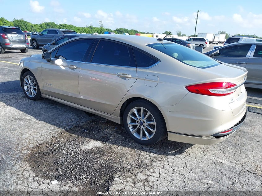 VIN 3FA6P0LU3HR270412 2017 FORD FUSION HYBRID SE