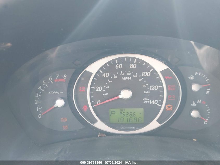 2007 Hyundai Tucson Gls VIN: KM8JM12B87U510558 Lot: 39789356