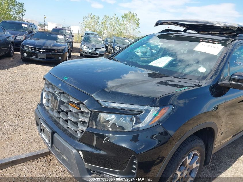 2022 Honda Passport Awd Trailsport VIN: 5FNYF8H69NB014898 Lot: 39789366