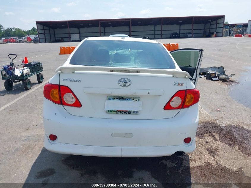 2010 Toyota Corolla Xrs VIN: 2T1BE4EE9AC0218 Lot: 39789384