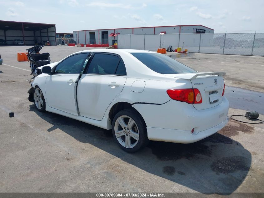 2010 Toyota Corolla Xrs VIN: 2T1BE4EE9AC0218 Lot: 39789384