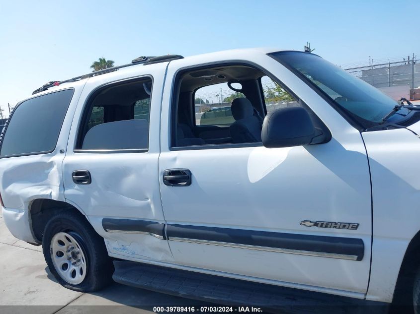 2002 Chevrolet Tahoe Ls VIN: 1GNEC13T22R284553 Lot: 39789416