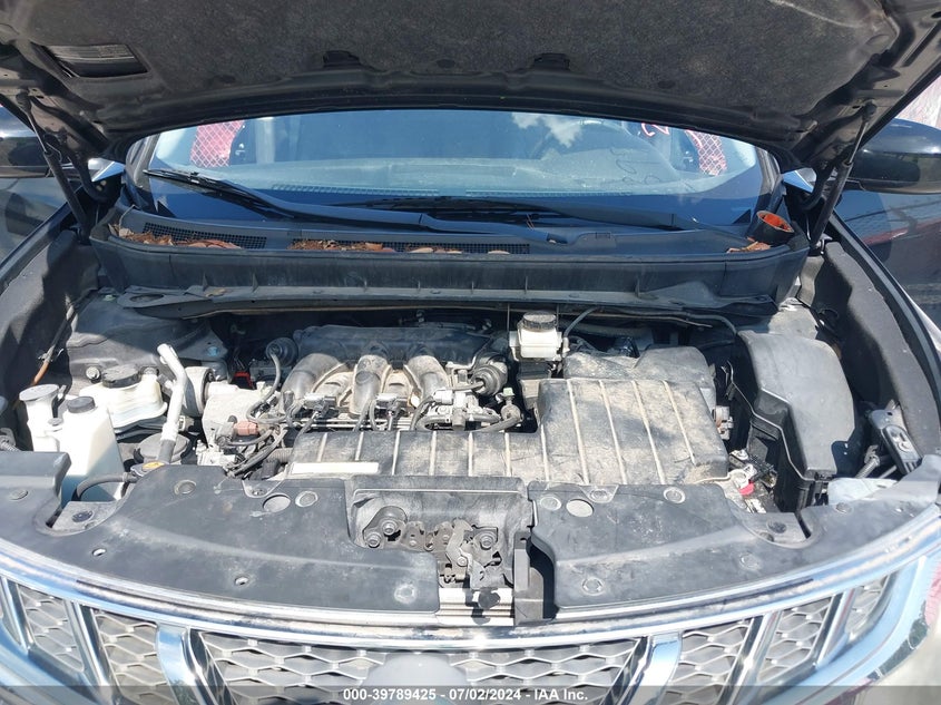 2012 Nissan Murano Sl VIN: JN8AZ1MW3CW214355 Lot: 39789425