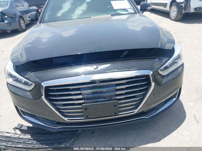 2019 Genesis G90 5.0 Ultimate VIN: KMTF54JH4KU059170 Lot: 39789433